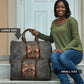 Queen Nzinga Travel Bag Fierce African Warrior Queen - Dark Tribal Fire Art - African Pride