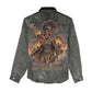 Queen Nzinga Women Casual Shirt Fierce African Warrior Queen - Dark Tribal Fire Art - African Pride