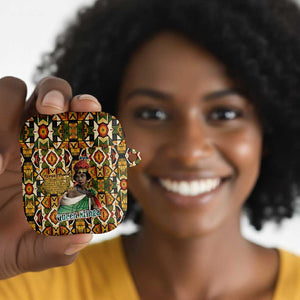Queen Nzinga AirPods Case Mbandi Traditional Regal Portrait Empowerment Quote African Female Leadership - African Pride