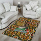 Queen Nzinga Area Rug Mbandi Traditional Regal Portrait Empowerment Quote African Female Leadership - African Pride