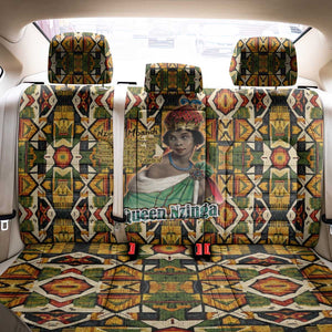 Queen Nzinga Back Car Seat Cover Mbandi Traditional Regal Portrait Empowerment Quote African Female Leadership - African Pride