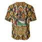 Queen Nzinga Baseball Jersey Mbandi Traditional Regal Portrait Empowerment Quote African Female Leadership - African Pride
