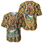 Queen Nzinga Baseball Jersey Mbandi Traditional Regal Portrait Empowerment Quote African Female Leadership - African Pride