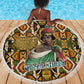 Queen Nzinga Beach Blanket Mbandi Traditional Regal Portrait Empowerment Quote African Female Leadership - African Pride