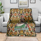 Queen Nzinga Blanket Mbandi Traditional Regal Portrait Empowerment Quote African Female Leadership - African Pride