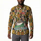 Queen Nzinga Button Sweatshirt Mbandi Traditional Regal Portrait Empowerment Quote African Female Leadership