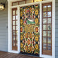 Queen Nzinga Door Cover Mbandi Traditional Regal Portrait Empowerment Quote African Female Leadership - African Pride