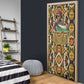 Queen Nzinga Door Cover Mbandi Traditional Regal Portrait Empowerment Quote African Female Leadership - African Pride