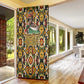 Queen Nzinga Door Cover Mbandi Traditional Regal Portrait Empowerment Quote African Female Leadership - African Pride