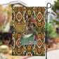 Queen Nzinga Garden Flag Mbandi Traditional Regal Portrait Empowerment Quote African Female Leadership - African Pride
