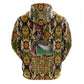 Queen Nzinga Hoodie Mbandi Traditional Regal Portrait Empowerment Quote African Female Leadership - African Pride
