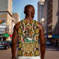 Queen Nzinga Men Tank Top Mbandi Traditional Regal Portrait Empowerment Quote African Female Leadership - African Pride