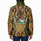 Queen Nzinga Padded Jacket Mbandi Traditional Regal Portrait Empowerment Quote African Female Leadership - African Pride