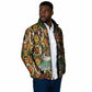 Queen Nzinga Padded Jacket Mbandi Traditional Regal Portrait Empowerment Quote African Female Leadership - African Pride