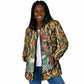 Queen Nzinga Padded Jacket Mbandi Traditional Regal Portrait Empowerment Quote African Female Leadership - African Pride