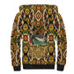 Queen Nzinga Sherpa Hoodie Mbandi Traditional Regal Portrait Empowerment Quote African Female Leadership - African Pride