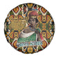 Queen Nzinga Spare Tire Cover Mbandi Traditional Regal Portrait Empowerment Quote African Female Leadership - African Pride
