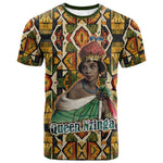 Queen Nzinga T shirt Mbandi Traditional Regal Portrait Empowerment Quote African Female Leadership - African Pride