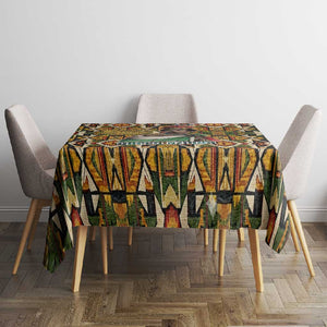 Queen Nzinga Tablecloth Mbandi Traditional Regal Portrait Empowerment Quote African Female Leadership - African Pride