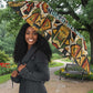 Queen Nzinga Umbrella Mbandi Traditional Regal Portrait Empowerment Quote African Female Leadership - African Pride