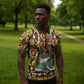 Queen Nzinga Zipper Polo Shirt Mbandi Traditional Regal Portrait Empowerment Quote African Female Leadership - African Pride