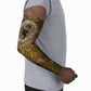 Queen Nzinga Arm Sleeves Cowrie Crown Silhouette Royal Power - African Pride