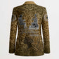 Queen Nzinga Blazer Cowrie Crown Silhouette Royal Power - African Pride