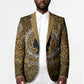 Queen Nzinga Blazer Cowrie Crown Silhouette Royal Power - African Pride