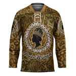 Queen Nzinga Hockey Jersey Cowrie Crown Silhouette Royal Power - African Pride