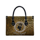 Queen Nzinga Leather Bag Cowrie Crown Silhouette Royal Power - African Pride