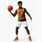 South Africa Flag Basketball Jersey Tribal Africa Heritage - Wildlife Silhouettes in Earthy - African Pride