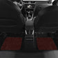South Africa Flag Car Mats Tribal Africa Heritage - Wildlife Silhouettes in Earthy