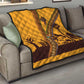 South Africa Flag Quilt Tribal Africa Heritage - Wildlife Silhouettes in Earthy