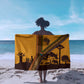 South Africa Flag Sarong Tribal Africa Heritage - Wildlife Silhouettes in Earthy