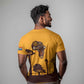 South Africa Flag T shirt Tribal Africa Heritage - Wildlife Silhouettes in Earthy