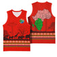 Wildlife South Africa Basketball Jersey Tribal Pattern National Flag Safari Silhouettes - African Pride