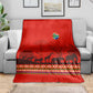 Wildlife South Africa Blanket Tribal Pattern National Flag Safari Silhouettes