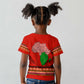 Wildlife South Africa Kid T shirt Tribal Pattern National Flag Safari Silhouettes