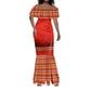 Wildlife South Africa Mermaid Dress Tribal Pattern National Flag Safari Silhouettes