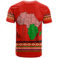 Wildlife South Africa T shirt Tribal Pattern National Flag Safari Silhouettes