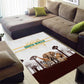 South Africa Wildlife Pride Area Rug Big Five Animals