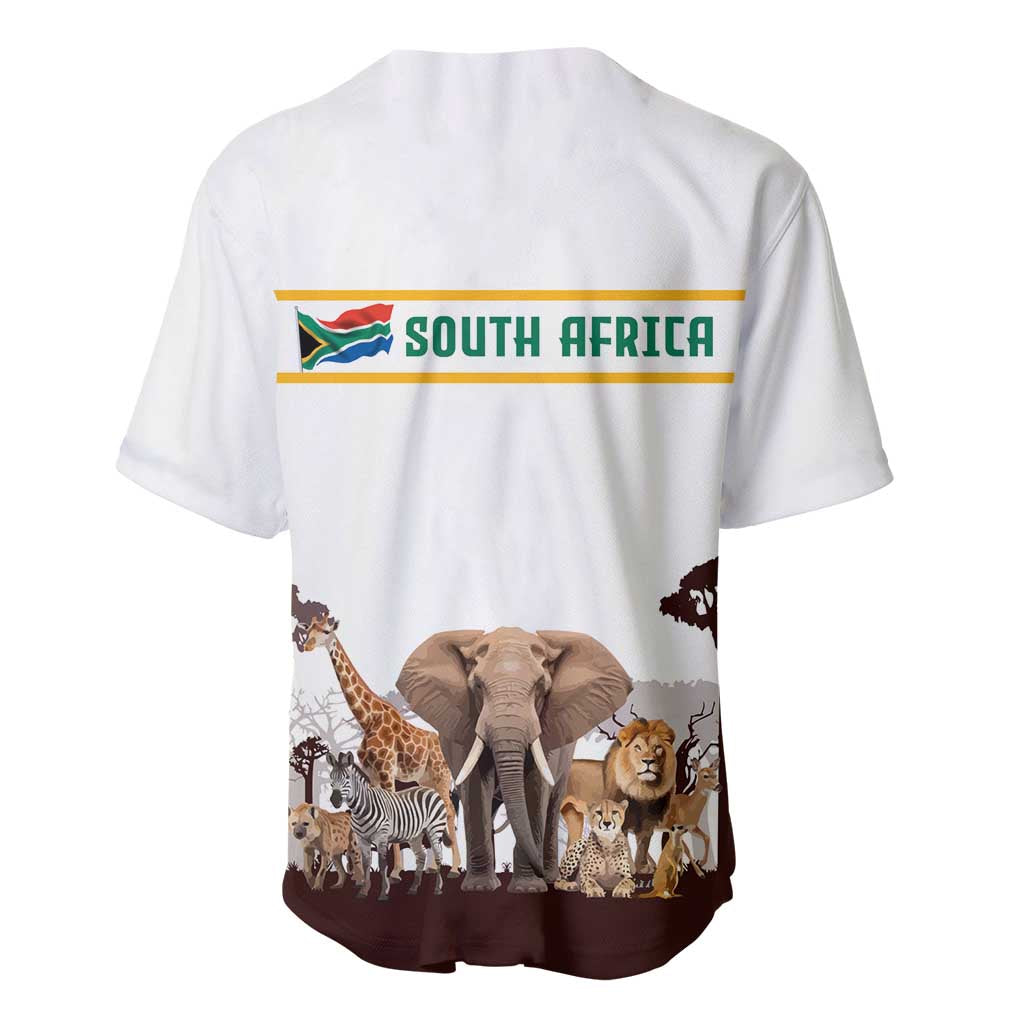 South Africa Wildlife Pride Baseball Jersey Big Five Animals