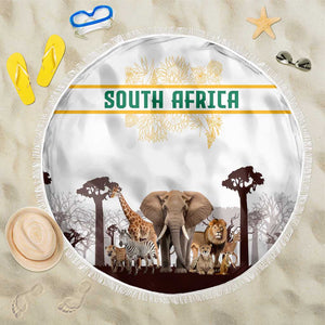 South Africa Wildlife Pride Beach Blanket Big Five Animals