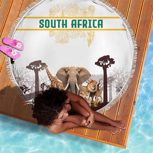 South Africa Wildlife Pride Beach Blanket Big Five Animals