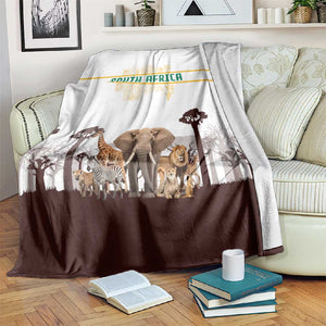 South Africa Wildlife Pride Blanket Big Five Animals