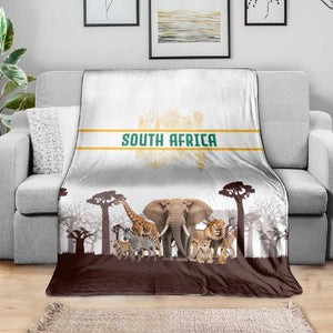 South Africa Wildlife Pride Blanket Big Five Animals