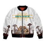 South Africa Wildlife Pride Bomber Jacket Big Five Animals