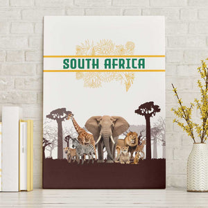 South Africa Wildlife Pride Canvas Wall Art Big Five Animals