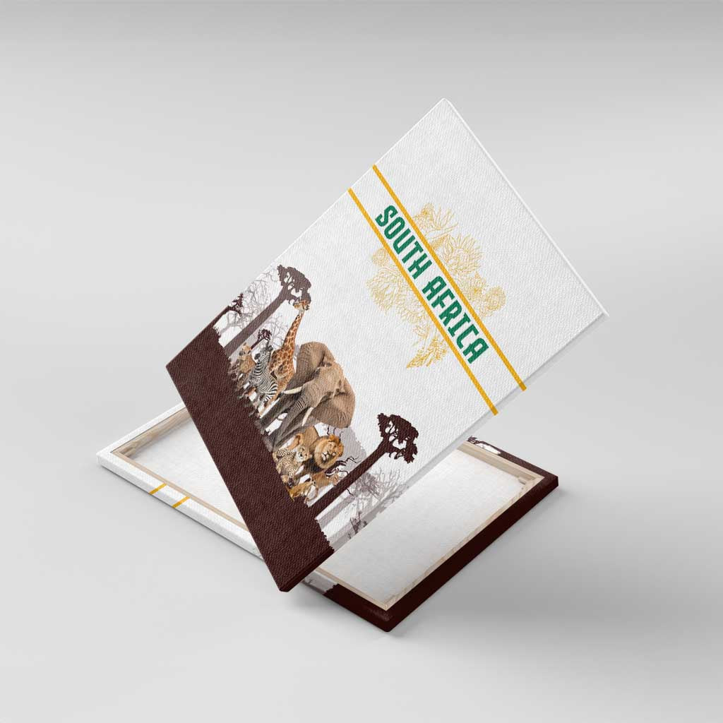 South Africa Wildlife Pride Canvas Wall Art Big Five Animals