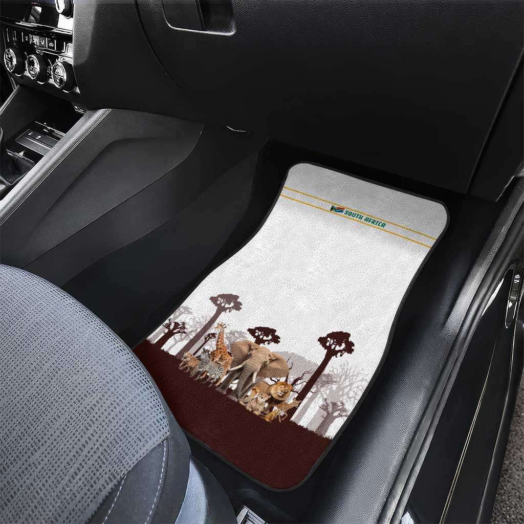 South Africa Wildlife Pride Car Mats Big Five Animals